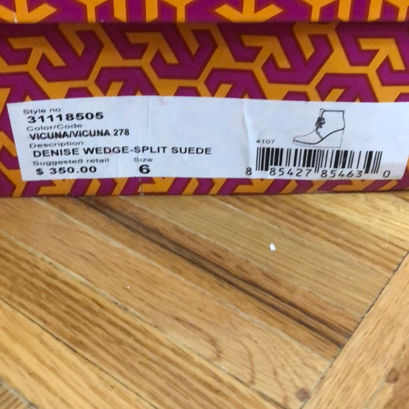 COPY - Tory Burch Denise Wedge - Picture 4 of 6